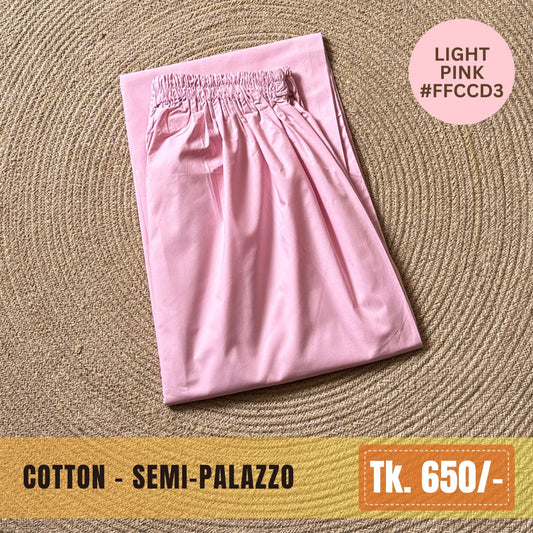 Cotton Semi-Palazzo - Dark Coffee | SP-0009